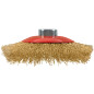 Щетка для УШМ диск гофра 125 мм М14 FIT (39052) - Фото 4