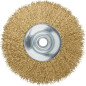Щетка для УШМ диск гофра 125 мм М14 FIT (39052) - Фото 3
