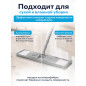 Швабра для пола PERFECTO LINEA Solid с насадкой из микрофибры серая (43-492024) - Фото 4