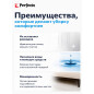 Швабра для пола PERFECTO LINEA Solid с насадкой из микрофибры серая (43-492024) - Фото 6