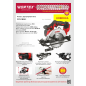Пила циркулярная аккумуляторная WORTEX CCS 1816-1 XLT (0329202) - Фото 15