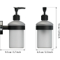 Дозатор для жидкого мыла FORA Lord хром (FOR-LORD041CR) - Фото 3