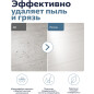 Швабра для пола PERFECTO LINEA с насадкой из микрофибры темно-синяя (43-392023) - Фото 7