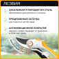 Секатор плоскостной FISKARS Plus PowerLever P751 (1057172) - Фото 3