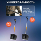 Лопата снеговая пластмассовая телескопическая FISKARS X-series (1057189) - Фото 3