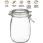 Банка стеклянная для сыпучих продуктов PERFECTO LINEA Wecker 1 л (34-100111) - Фото 2