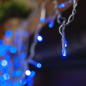 Гирлянда новогодняя светодиодная UNIEL ULD-B3010-200/DTA BLUE IP20 Бахрома 3 м 200 диодов синий - Фото 9