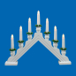 Фигура с подсветкой UNIEL UDL-L7301-007/SWA/WW WHITE BRIDGE Новогодняя горка 7 свечек - Фото 2