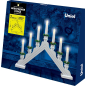 Фигура с подсветкой UNIEL UDL-L7301-007/SWA/WW WHITE BRIDGE Новогодняя горка 7 свечек - Фото 6