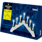 Фигура с подсветкой UNIEL UDL-L7101-007/SWA/WW WHITE BRIDGE Новогодняя горка 7 свечек - Фото 8
