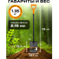 Лопата штыковая STARTUL Metsa с закругленным лезвием (ST6080-05) - Фото 4