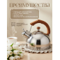 Чайник со свистком PERFECTO LINEA Puer 2.5 л (52-225002) - Фото 2