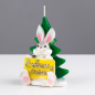 Свеча Кролик с открыткой 9х6 см (9083756) - Фото 2