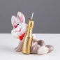 Свеча Кролик с шампанским 9х8 см (9083764) - Фото 4