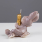 Свеча Кролик с шампанским 9х8 см (9083764) - Фото 5