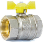 Кран газовый шаровой LD 1" бабочка (LD.47.350.25)