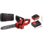 Пила цепная аккумуляторная WORTEX CEC 3018 XLT SET (0333224) - Фото 2