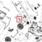 Рукоятка фиксации для газонокосилки WORTEX CLM3836 (SC8A110-J-44)