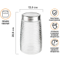 Банка стеклянная для сыпучих продуктов PERFECTO LINEA Azhur 1,6 л (34-160001) - Фото 2