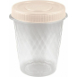 Емкость пластиковая для сыпучих продуктов БЫТПЛАСТ Кристалл 1,1 л (209056) - Фото 3