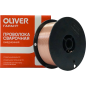 Проволока сварочная 0,8 мм омедненная OLIVER СВ 08Г2С 1 кг (4814380003478) - Фото 2