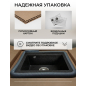 Мойка из искусственного камня AV ENGINEERING Solo черный (AV500460SBKA) - Фото 12