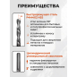 Набор сверл по металлу 1-13 мм 25 штук GEPARD (GP0301-25) - Фото 2