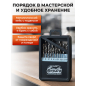 Набор сверл по металлу 1-13 мм 25 штук GEPARD (GP0301-25) - Фото 4
