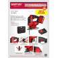 Лобзик аккумуляторный WORTEX CJS 8030 XLT SET (1333371) - Фото 15