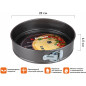 Форма для выпечки металлическая круглая 22х6,5 см PERFECTO LINEA Chef разъемная (16-247003) - Фото 2