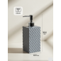 Дозатор для жидкого мыла PERFECTO LINEA Stone Essence серый (35-690101) - Фото 6