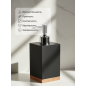 Дозатор для жидкого мыла PERFECTO LINEA Wood Bliss черный (35-720101) - Фото 3
