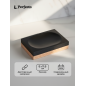 Мыльница PERFECTO LINEA Wood Bliss черная (35-720103)