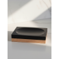 Мыльница PERFECTO LINEA Wood Bliss черная (35-720103) - Фото 4