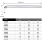 Ключ шестигранный 14х294х70 мм TOPTUL Extra Long (AGAE1429) - Фото 2