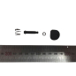 Кнопка стопора с осью в сборе для болгарки WORTEX AG1210-1 (для болгарки WORTEX AG1210-1-18-21)