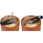 Стакан стеклянный для напитков с трубочкой и капхолдером PERFECTO LINEA Amber 400 мл (31-400201) - Фото 2