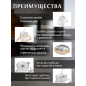 Стакан стеклянный для напитков с трубочкой, капхолдером и ремешком PERFECTO LINEA Clear 450 мл (31-450301) - Фото 2