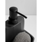 Дозатор для жидкого мыла с подставкой для губки PERFECTO LINEA Symphony черный (35-103002) - Фото 2
