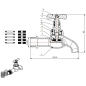 Кран водоразборный 1/2" наружная резьба AV ENGINEERING(AVE168000) - Фото 3