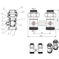 Клапан прямой шаровый 3/4" наружная резьба AV ENGINEERING (AVE289003) - Фото 3