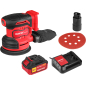 Шлифмашина эксцентриковая (орбитальная) аккумуляторная WORTEX COS 1218-1 E XLT SET (1333436) - Фото 11