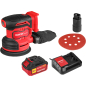 Шлифмашина эксцентриковая (орбитальная) аккумуляторная WORTEX COS 1218-1 E XLT SET (1333436) - Фото 6