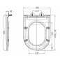 Сиденье для унитаза AV ENGINEERING Comfort X3 (AVWHR203X3C) - Фото 2