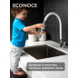 Смеситель для кухни ECONOCE серия 240 белый (EC0245WT) - Фото 7