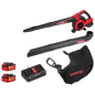 Воздуходувка-пылесос аккумуляторная WORTEX BB 2536-1 D XLT SET (1333418) - Фото 6