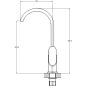 Смеситель для кухни D35 ECONOCE серия 390 (EC0392) - Фото 2