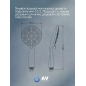 Лейка для душа AV ENGINEERING (AVSSS-073) - Фото 4