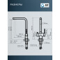 Смеситель для кухни AV ENGINEERING Zar (AVZAR4-B304SNWF) - Фото 9