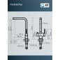 Смеситель для кухни AV ENGINEERING Zar (AVZAR4-B304GTWF) - Фото 10